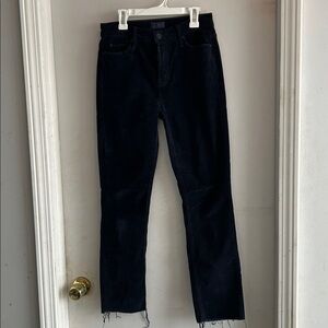 MOTHER Mid Rise Dazzler Ankle Fray Jeans